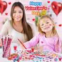 268 pcs Valentines Day Gifts for Kids Girls Boys Toddlers Classroom Valentines Goodie Bags Stuffers Valentine Gift for Kids Valentines Classroom Party Favors Prizes From Teacher