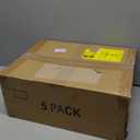 5 Pack Stackable Closet Storage Basket - Stackable Storage Bins, Multifunctional & Foldable Closet Organizer Waterproof, Wardrobe Cupboard Space-Saving Hat Storage Drawer Organizer, White