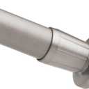 Moen 52-5-BN Donner Commercial 5-Foot Shower Rod Set made of Stainless Steel, Brushed Nickel