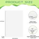 4 Pack Foam Board 24"x36", 0.23 Inch Thickness Poster Board, Double-Sided Acid-Free Foam Core Board, Large Lightweight Polystyrene Board for Painting, Display, Craft & School Projects, White