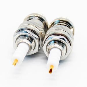 Elecbee 2PCS 180 Degree SHV Male Type Bulkhead Receptacle Connector