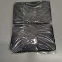 2 x Teenitor 20pcs Bald Cap Set - Breathable, Invisible Stocking Wig Cap for Lace Front, Sheer Caps, Black (Black)