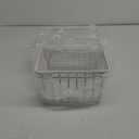 iSPECLE Freezer Organizer Bins - 4 Pack Medium Upright Baskets for 14 to 15.5 cu.ft Stand Up Freezer, Easily Sort and Get Food, Air Circulation Stops Food Sliding Out, White (4 Pack - White)