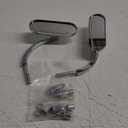 Chrome Oval Shape Motorcycle Mirrors,Upgrade Rearview Motorcycle Mirrors Compatible with Harley Road King Softail Street Glide Electra Dyna And More