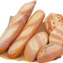 Woration 6pcs Fake Bread Set Decoration Realistic Loaves Artificial French Loaf Dessert Faux Food for Home Kitchen Bakery Display Photography Prop
