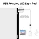 Mlife A2 LED Light Pad for Diamond Art Painting Light Board with 3 Brightness, Tracing Light Board with USB Cable & 4 Fasten Clips for Sketching, Animation, Drawing, Diamond Art Painting Supplies