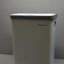 SONGMICS Motion Sensor Trash Can, 18-Gallon (68L) Automatic Kitchen Garbage Can with Stay-Open Lid, Soft Close, Stainless Steel, 15 Trash Bags Included, Cloud White ULTB630W68