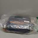 LOVEVOOK Travel Backpack for Women & Men 40L,Airline Approved Carry On Backpack Travel Essentials,TSA Carry on Luggage,Waterproof Personal Item Travel Bag,Suitcase with 3 Packing Cubes,Dark blue-Brown