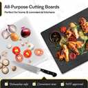 Thirteen Chefs Extra Large 24 x 18 Plastic Cutting Board - 1/2" Thick White HDPE for Restaurants and Professional Kitchens