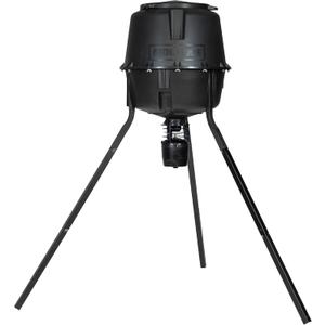 Moultrie 30-Gallon Deer Feeder Tripod Quick-Lock Hopper System - Digital Timer Control - 200 lb Feed Capacity - Durable Polymer Build - Metal Spin Plate