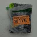  Bikini with Twist Top and High Waisted Bottoms Black XL