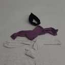 LemonSpace Handmade Baby Girls Headbands Soft Stretchy Nylon Hair Bands Hair Accessories with Bows for Newborn Baby Girls Infant Toddlers Kids(White Black Purple)