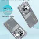 Case for Nothing Phone 3a Pro, Clear Cover with Reinforced Corner Bumper Camera Protection Slim Fit Shockproof Flexible TPU Case for Nothing Phone (3a) Pro - Transparent