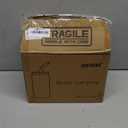 20 Oz Drinking Glasses with Bamboo Lids and Glass Straw - 6 Pcs Glass Cups Beer Ice Coffee Glasses Cute Aesthetic Cup Great for Coffee Bar Accessories Include 2 Cleaning Brushes