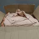 Queen Comforter Set-7 Pieces Terrecotta Floral Bed in a Bag | Floral Bedding Set for All Season, Soft Lightweight Cottage Queen Bedding Sets with Sheets, Pillowcases & Shams