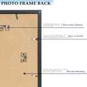 Wood 14x19 Picture Frame Black for Wall Hanging, 14 x 19 Frame Photo Frame for Wall Horizontally or Vertically, Black, 1 Pack