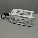 Farmhouse Wooden Lantern  Rustic Small 6.3” x 6.3” x 20.4” Lanterns for Indoor & Outdoor Decor, Decorative Lanterns Without Glass Panels