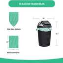 Reli. Compostable 13 Gallon Trash Bags | 150 Count Bulk | ASTM D6400 | Green | Eco-Friendly | For Compost