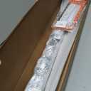 TEAKMAMA Ceiling Curtain Track with Roller Hooks and Clips,White,3ft-6ft