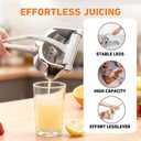 Hand Juicer Squeezer, Heavy Duty Fruit Juice Squeezer Handheld, Manual Juicer Hand Press with Ergonomic Grip, Cast Iron Juice Extractor for Lemon, Citrus, Orange, Lime, Grapefruit, Pomegranate (1PC)