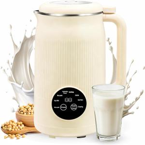 8 in 1 Nut Milk Maker, Soy milk Machine Maker 40oz Homemade Almond, Oat, Coconut, Plant Based and Non Dairy Beverages, Automatic Soybean Machine With Delay Start/Keep Warm/Boil Water/Self-Cleaning