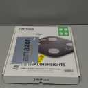 FitTrack Dara Smart BMI Digital Scale - Measure Weight and Body Fat - Most Accurate Bluetooth Glass Bathroom Scale (Black)