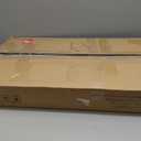 Computer Tower Stand, 2-Tier CPU Stand with Lockable Wheels, Adjustable Height PC Stand for Floor, Mobile PC Laptop Standing Table for Home Office (White Maple)