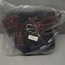 NUTUCH Nylon and Leather Tool Belt | Nylon Tool Pouch | Carpenter | Construction | Framers | Electrician Tool Belts | Drywall Tool Bags (BLACK)