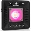 Waterproof 100W LED Grow Light Full Spectrum, New Technology COB LED Grow Light, Natural Heat Dissipation Without Noise, Suitable for Plants All Growing Stage Indoor or Outdoor.