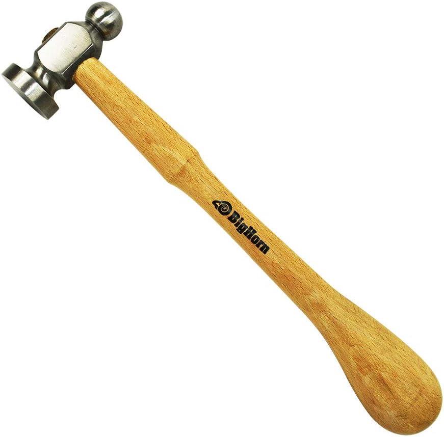 Big Horn 19870 1-1/8 Inch Chasing Hammer Face Jewelry Making Metal Forming Flattening Tool