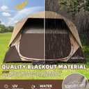4/6 Person Blackout Camping Tent, Easy Setup Waterproof Family Dome Tent for Camping with Rainfly, Portable Double Layer Large Family Tent for Outdoor Camping&Hiking