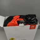 QPAU Kids Punching Bag Toy with Boxing Gloves, 66 Inch Larger Stable Kids Inflatable Boxing Bag Set, Gifts for Boys & Girls Age 6-12, for Practicing Karate, Taekwondo, MMA (Black&Red)