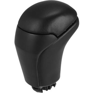 X AUTOHAUX Car Auto Automatic Gear Stick Shift Knob for Toyota Highlander 2014-2019 Tacoma TRD Sport 3.5L Black Faux Leather Black Wood Pattern