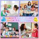 Lenwen 48 Pcs Christmas Rubber Ducks 2" Themed Rubber Ducks Bulk Party Gifts for Birthday Baby Showers Accessories Christmas Halloween Thanksgiving Party Supply