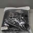 ASPO Men's Packable Lightweight Puffer Winter Jackets Detachable Hood Waterproof Warm Insulated Down Coats Hiking Snow Travel Black XXL