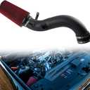 Cold Air Intake Compatible with 2013-2016 Chevrolet Silverado 2500/3500 GMC Sierra 2500/3500 6.6L LML Duramax Diesel, Heat-Resistant Aluminum Pipe, High-Flow Filter