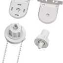 1 1/2 inch (38mm) Tube Clutch Replacement Kit for Roller Shades - Complete Repair Set with Metal Bracket, Clutch Mechanism & End Plug - Fits 1.5" OD (Outer Diameter) Tubes Only