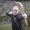AF Archery 54" Tatar Recurve Bow Traditional Horse Hunting Bow (Oak,20lb)