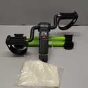 Pedal Exerciser Desk Exercise Bike Leg and Arm Bike with LCD Monitor Foldable (black/green)