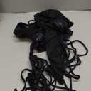 Women's Rave Wear One Piece Bodysuit Snakeskin Print Sexy Leg Rings Swimsuit for Festival Dance Rave Clothing (Small, Shiny Mesh Sleeves Black)