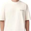 AllSaints Men's Underground Oversized Short Sleeve Crew Neck Shirt, Small
