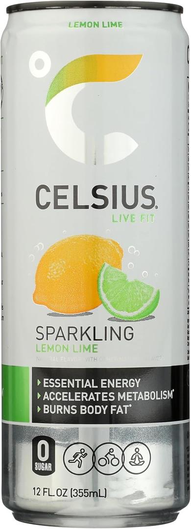 Celsius, Lemon Lime, 12 Ounce, Best By: 12/25
