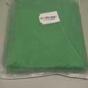 6 x 9 FT Green Screen Backdrop - Polyester Fabric for Video Streaming, Portrait Photoshoot, Wall Mounted, Parties and Small Events