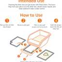 Amazon Basics Cat Litters Pee Pads, 40 Count, Universal Fit for Litter Box, Odor Control with Fresh Scent, Purple and White