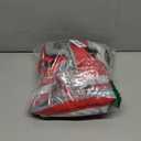 AOFITEE Dog Coat, Warm Dog Jackets for Small Dogs, Dogs Winter Coat with Harness Built in, Reflective Pet Winter Jacket, Waterproof Windproof Puppy Puffer Jacket Fleece Vest, Christmas Red XL