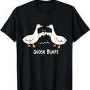Cute Goose Bumps Funny Animal Pun Lover Women & Men Graphic T-Shirt, S