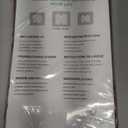 Joydeco Blackout Curtains 45 inch Length 2 Panels Set, Thermal Insulated Long Curtains & Drapes 2 Burg, Room Darkening Grommet Drapes for Bedroom Living Room Windows (W52 x L45 Inch, Brown)