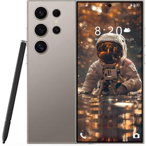 Unlocked Smartphone 6.7inch Cell Phone c24 Ultra 4+64GB HD Full Screen Straight Talk Phone Dual Sim Unlocked Android Phones Boost Mobile Phone (Gray)