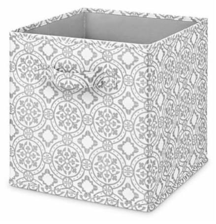 Whitmor Tile Collapsible Storage Cube, 11 in 