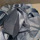 Pack of 50 Satin Dusty Blue Chair Sashes for Wedding - SINSSOWL Chairs Bows 7x108 Inches Chair Ribbons Fitting Birthday Party Anniversary Events Ceremony Bridal Baby Shower Decorations